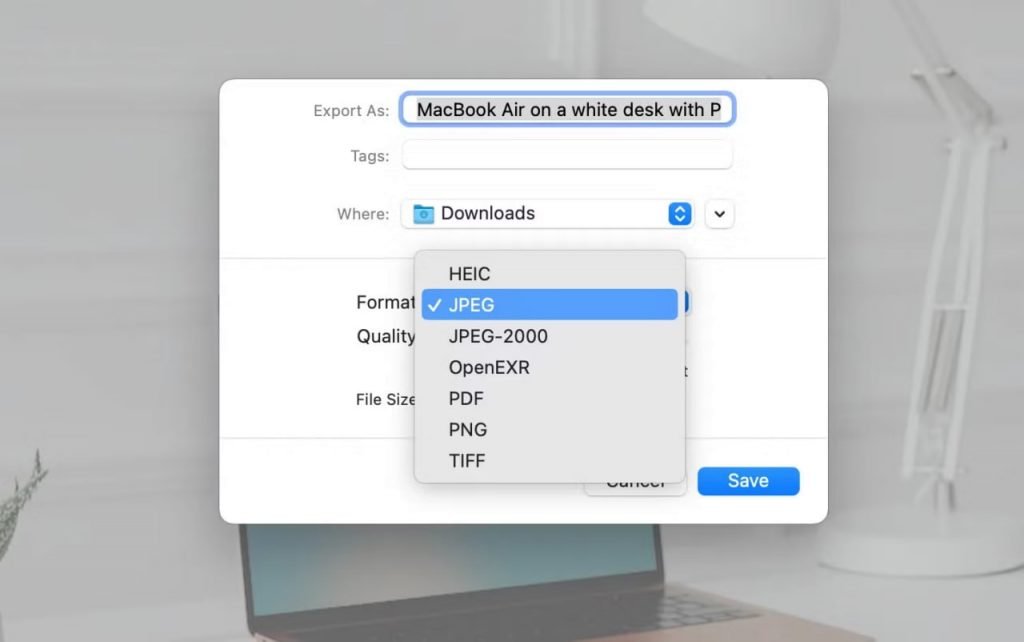 1730171927 816 آموزش تصویری تبدیل فرمت HEIC به JPG تاشکن