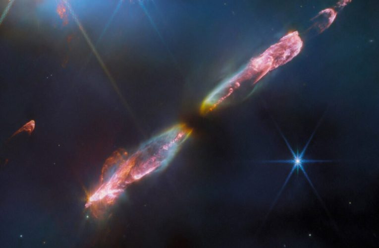 تلسکوپ جیمز وب تصویر شگفت‌آور خروج انرژی از یک نو ستاره را منتشر کرد