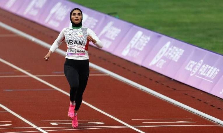 سریع‌ترین دونده خانم ایران رتبه هفت آسیا را کسب کرد