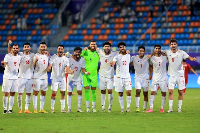 ملی پوشان فوتبال ایران صدرنشین مرحله حذفی مسابقات آسیایی شدند