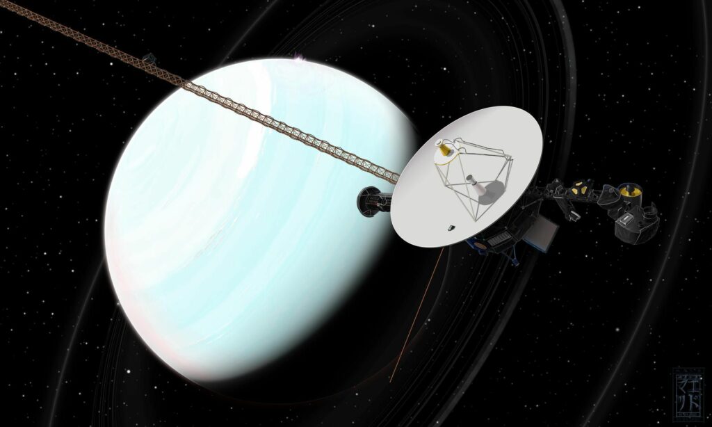 گذر وویجر ۲ از اورانوس