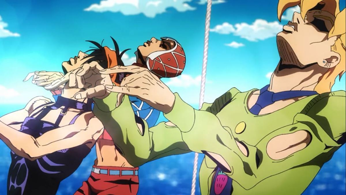 بهترین انیمه های اکشن{2023} | معرفی 40 انیمه مهیج برتر 95 تصویری از انیمه اکشن JoJo's Bizarre Adventure