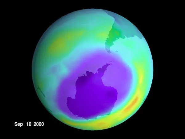 حفره لایه اوزون بالای قطب جنوب سه برابر برزیل شده است