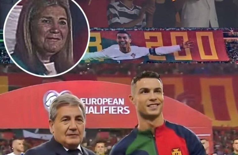 رونالدو اشک مادرش را در آورد!