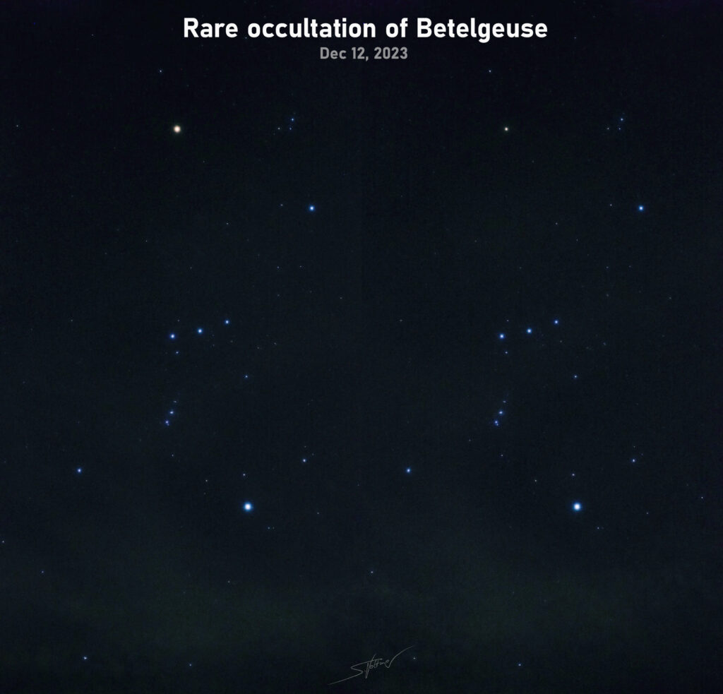 تصویر روز ناسا: ستاره بتلژوز در سایه