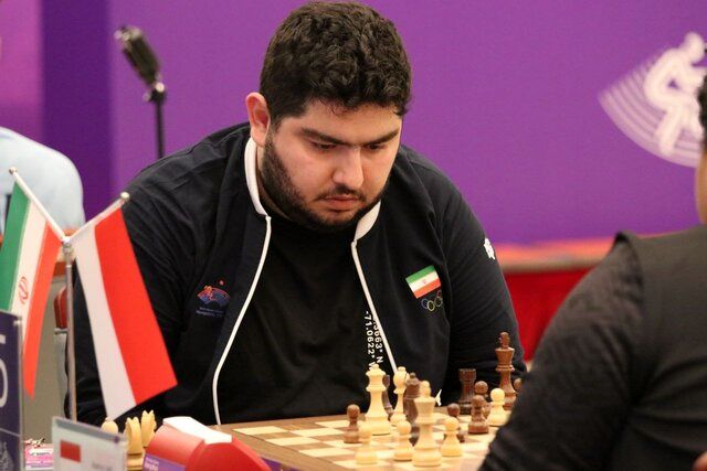 مرد شماره یک شطرنج ایران روبه رو حریف ارمنی به تساوی رسید