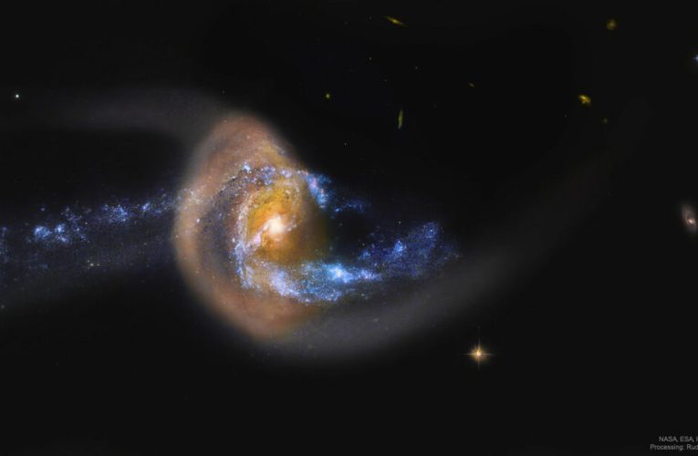 NGC 7714، انفجار ستاره بعد از برخورد کهکشان_تاشکن