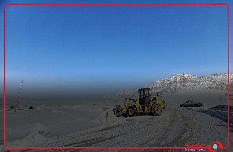 بارش برف در مرز تمرچین پیرانشهر