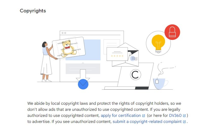 قانون تبلیغات گوگل ادز