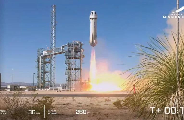 بلو اوریجین برای اولین‌بار بعد از ۲۰۲۲، مجدد انسان به فضا فرستاد + ویدیو_تاشکن