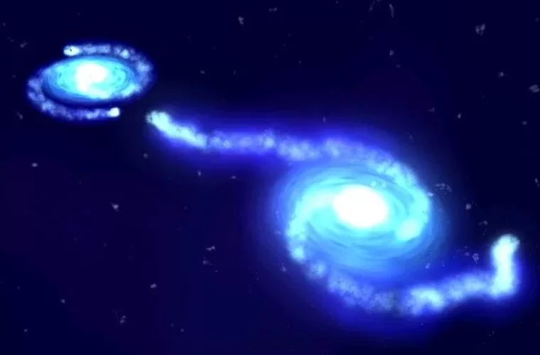 ستاره‌شناسان سیاهچاله‌ای را درحال بلعیدن کهکشان دیدند_تاشکن