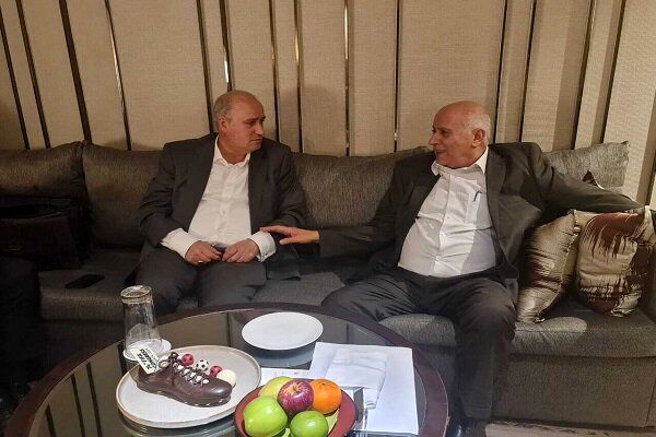 مهدی تاج با رئیس فدراسیون فلسطین دیدار کرد_تاشکن