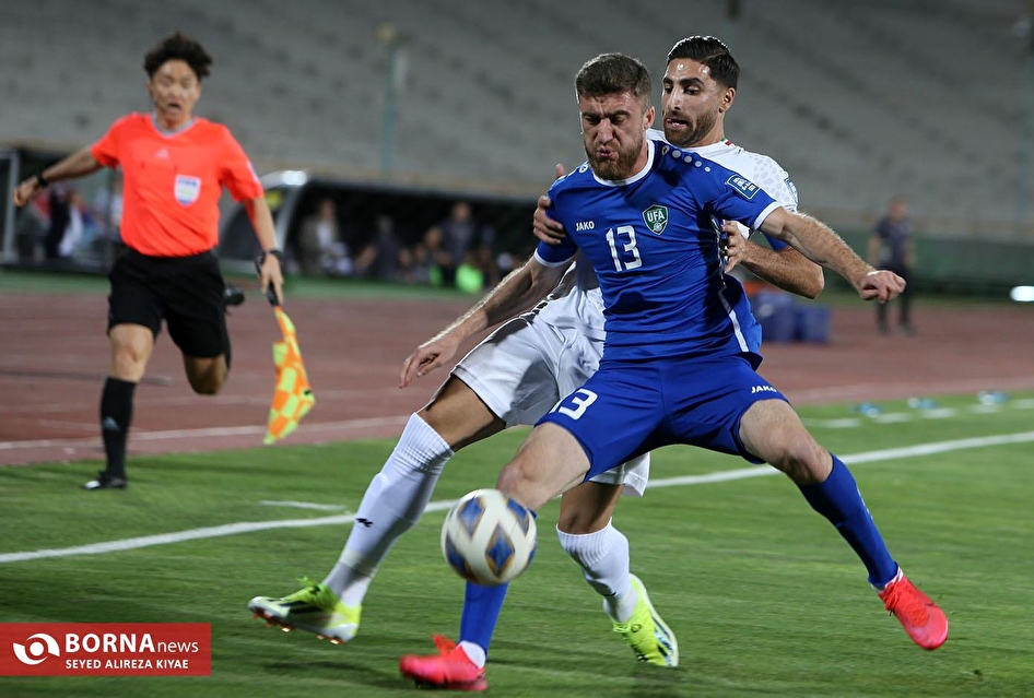 در حاشیه دیدار تیم های فوتبال ایران و ازبکستان