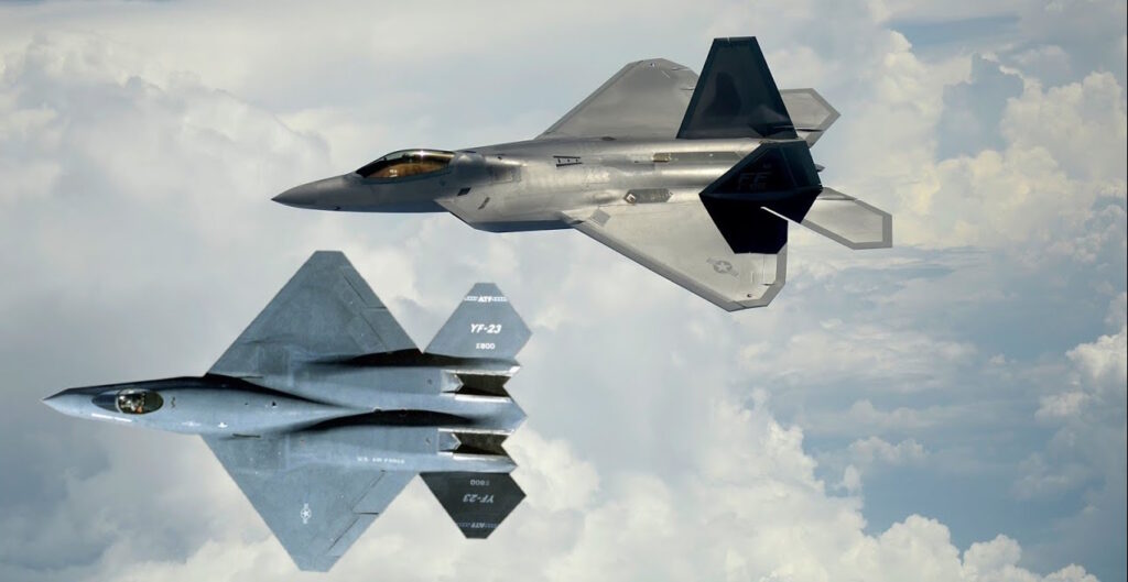قیاس F-22 Raptor لاکهید با YF-23 نورثروپ_تاشکن 36 مقایسه F-22 Raptor لاکهید با YF-23 نورثروپ