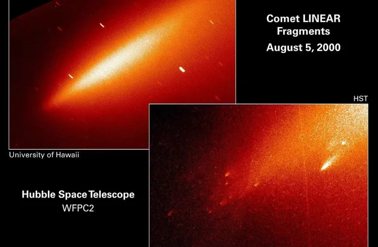 دنباله‌دار خطی C/1999 S4 فروپاشید_تاشکن