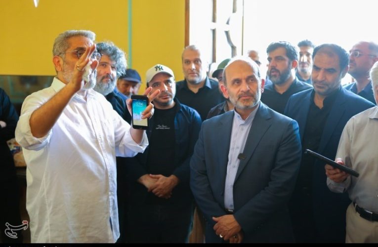 رئیس صدا و سیما از پشت صحنه سریال «طوبی» بازدید کرد_تاشکن
