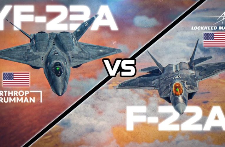 قیاس F-22 Raptor لاکهید با YF-23 نورثروپ_تاشکن