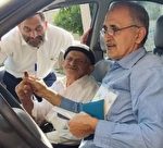 پیرمرد ۱۰۳ ساله آزادشهری رای خود را به صندوق انداخت_تاشکن