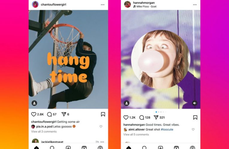 اینستاگرام به قابلیت افزودن متن و عکس روی عکس پست‌ها تجهیزشد_تاشکن