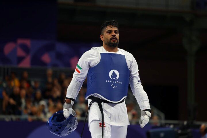 حامد حق شناس با دست شکسته برنز پاراتکواندو پارالمپیک پاریس را گرفت_تاشکن