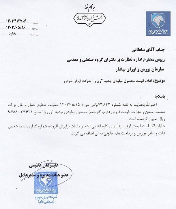 قیمت ری‌را