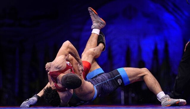 مدال برنز برای مهدی محسن نژاد در کشتی فرنگی از دست داد_تاشکن