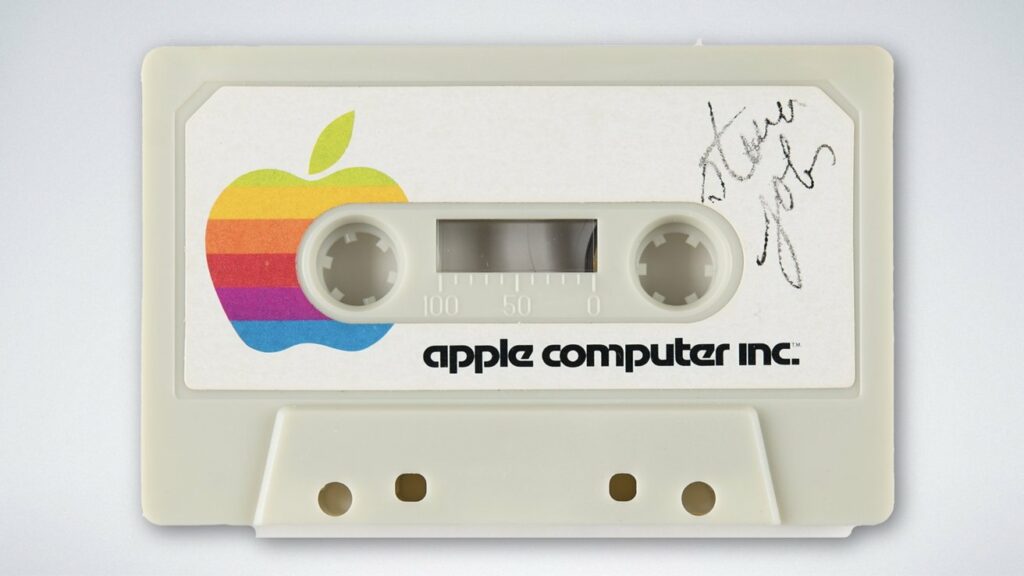 یک نوار کاست و چک با امضای استیو جابز در حراجی برای فروش گذاشته شد_تاشکن 14 1726532897 376 یک نوار کاست و چک با امضای استیو جابز در