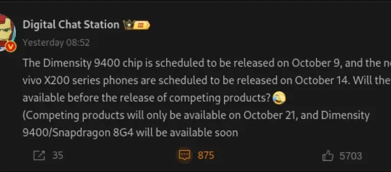 تاریخ احتمالی معارفه تراشه پرچمدار دایمنسیتی ۹۴۰۰ افشا شد_تاشکن