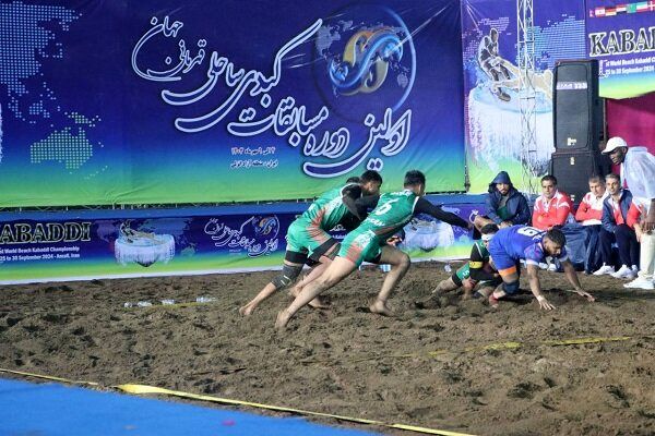 تیم ملی کبدی ساحلی ایران به مرحله نیمه نهایی رسید_تاشکن