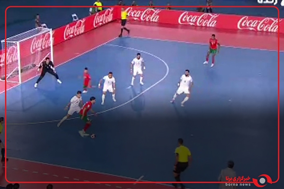 گل اول مراکش به ایران توسط خالد بوزید