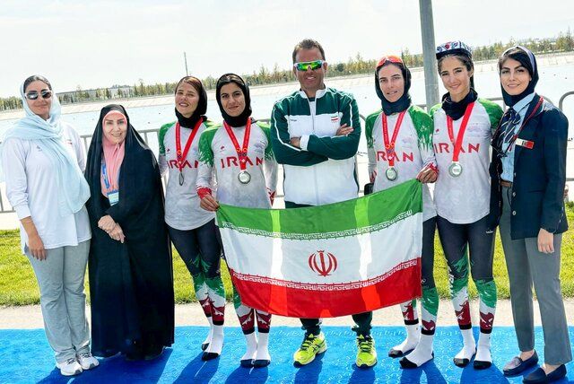 بانوان رویینگ ۴ نفره ایران نایب قهرمان آسیا شدند_تاشکن