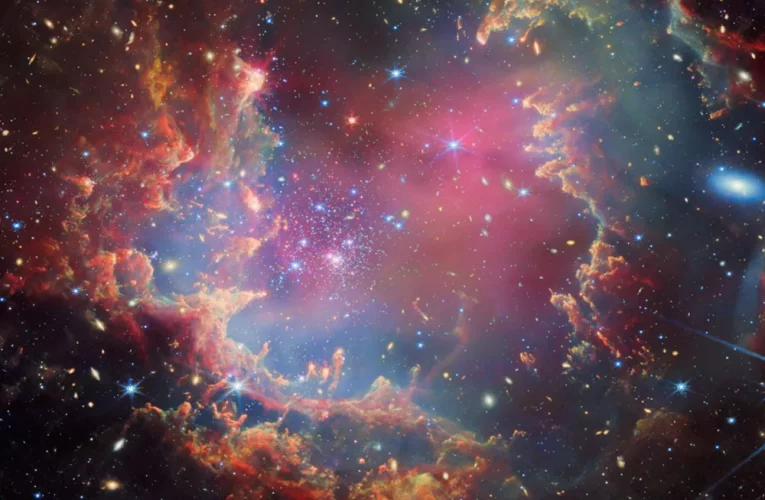 جیمز وب نبرد کیهانی در خوشه ستاره‌ای صدف را به عکس می‌کشد_تاشکن