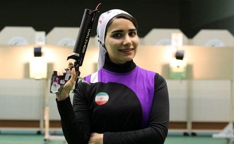 هانیه رستمیان تیرانداز المپیکی ایران عازم هندوستان شد_تاشکن