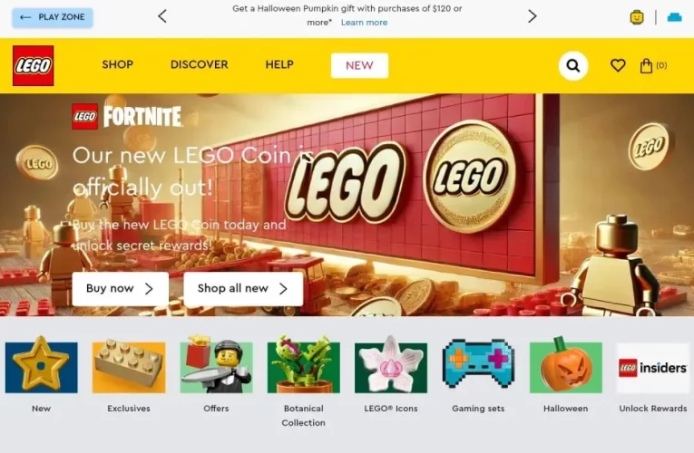 وب‌سایت شرکت لگو با مقصد تبلیغ یک پروژه کلاهبرداری رمزارزی هک شد_تاشکن