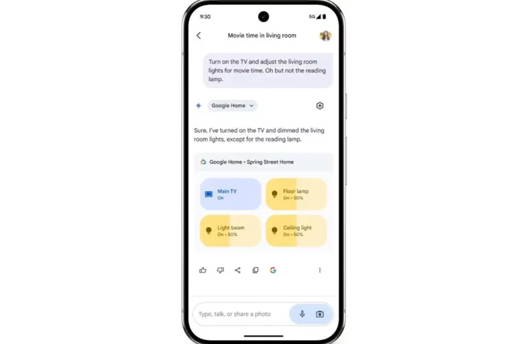 انتشار کردن افزونه جمینای برای واتس‌اپ و برنامه مطلب‌ها و تماس گوگل اغاز شد_تاشکن