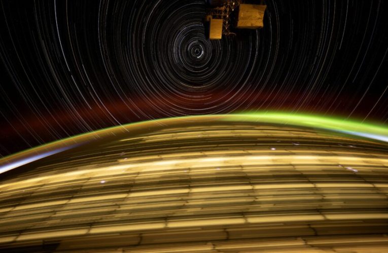 فضانورد ناسا این عکس دیدنی حرکت ستاره‌ها را از ایستگاه فضایی گرفته است_تاشکن