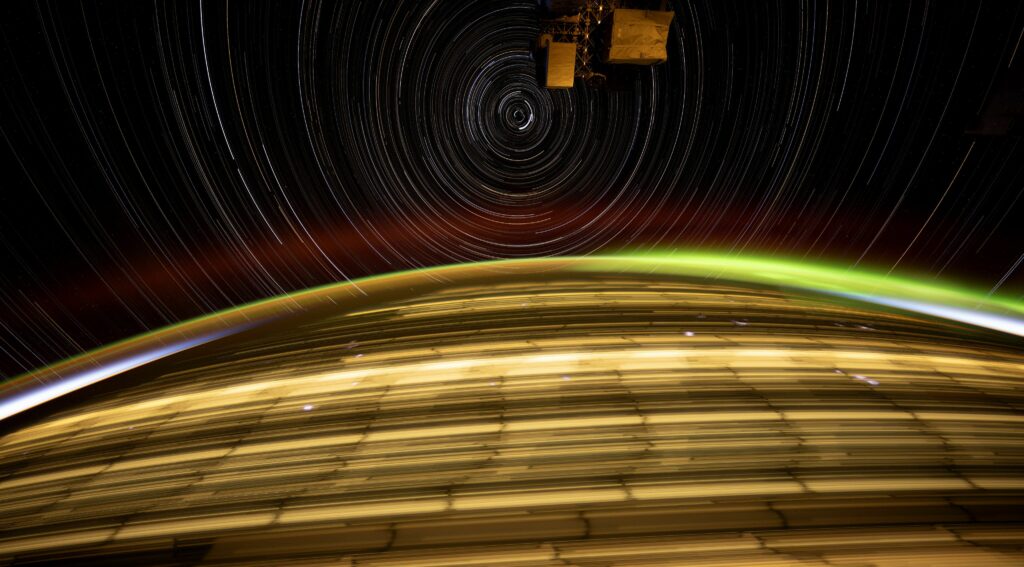 تصویر ستاره ها از ایستگاه فضایی