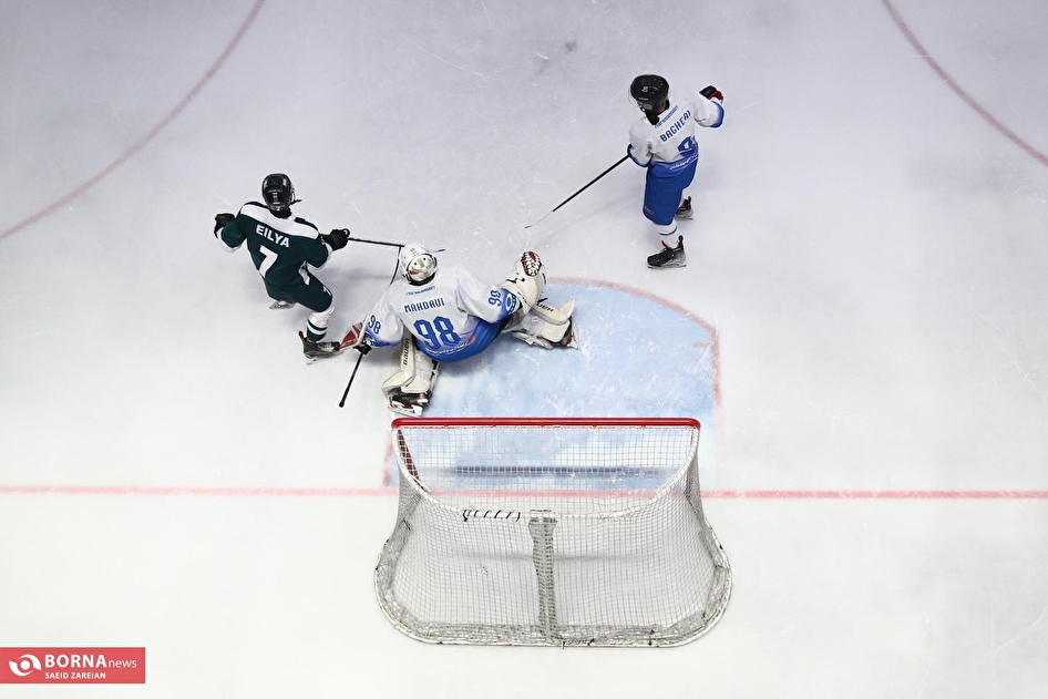 لیگ برتر هاکی روی یخ دیدار تیم‌های ایس باکس