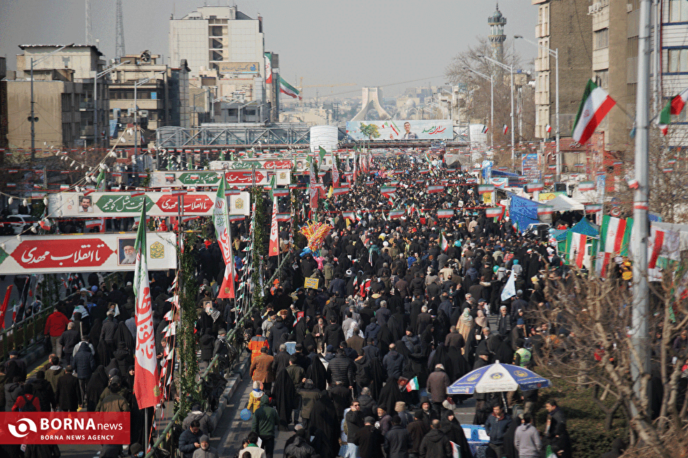 راهپیمایی ۲۲ بهمن در تهران -۶