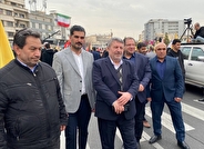 حضور الیاس حضرتی در راهپیمایی روز قدس