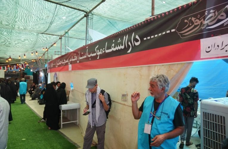 روزانه بالغ بر ۱۵۰۰ زائر در درمانگاه موکب مسجد جمکران درمان می شوند_تاشکن