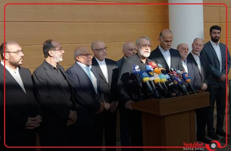 لاریجانی در بدو ورود به لبنان: در همهٔ شرایط در کنار مردم گرامی لبنان خواهیم بود_تاشکن
