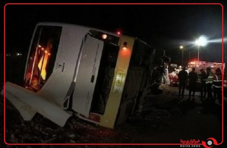 ۵جان‌ فوتی و ۱۳ مصدوم در سقوط مینی‌بوس به دره گردنه چری_تاشکن