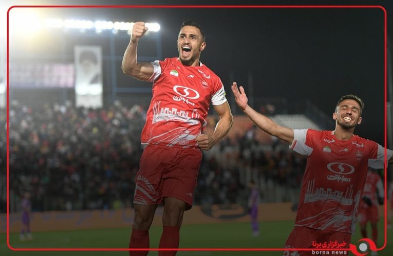 نشاط رونالدویی علیپور بعد از سومین گل در سومین بازی فصل_تاشکن